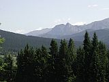 Tichá valley in Oravice, there is polish Tatra Mountains in the background